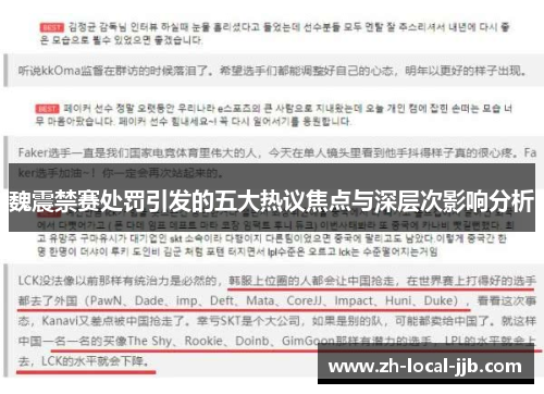 魏震禁赛处罚引发的五大热议焦点与深层次影响分析